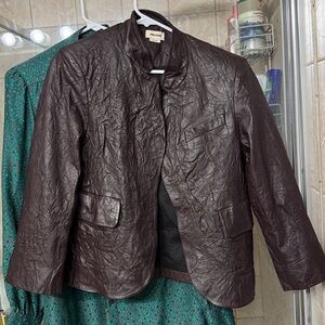 Zadig & Voltaire Dark Brown Leather Jacket